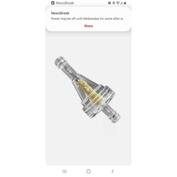 10 X Universal Motorcycle Mini Small Engine 1/4" Inline Carb Fuel Gas Filter 6mm - Picture 6 of 6